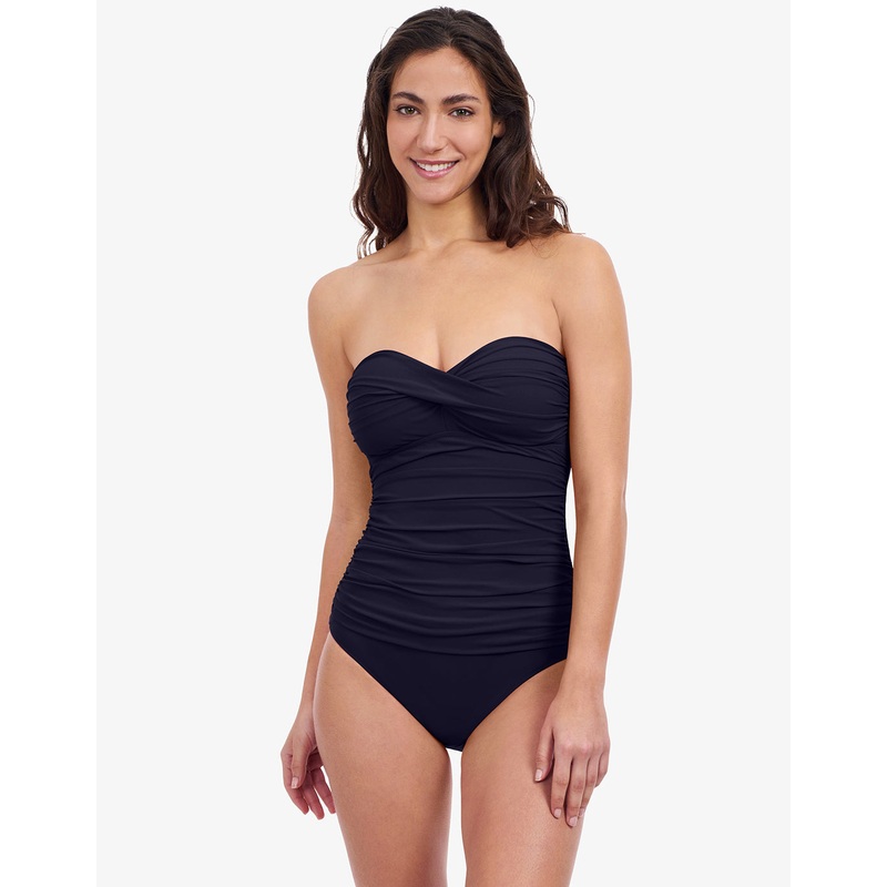 Profile Tutti Frutti Bandeau Swimsuit - Black