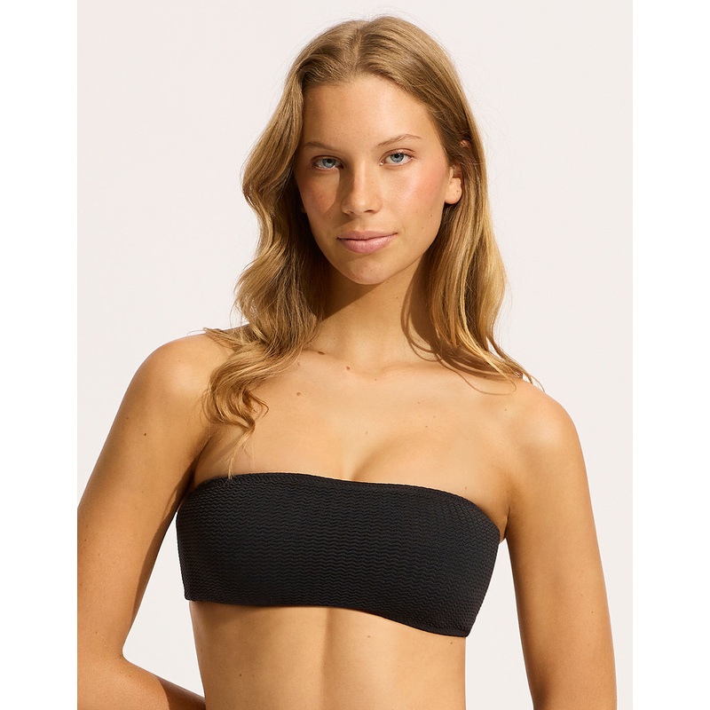 Sea Dive Tube Bikini Top - Black