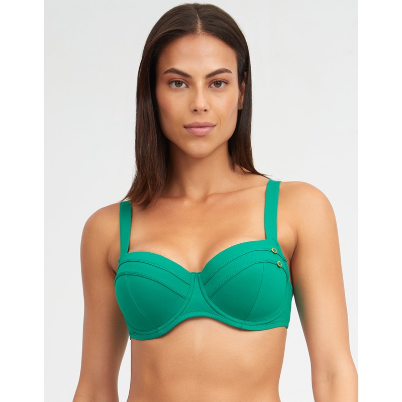 Stella Underwired Bikini Top - Green