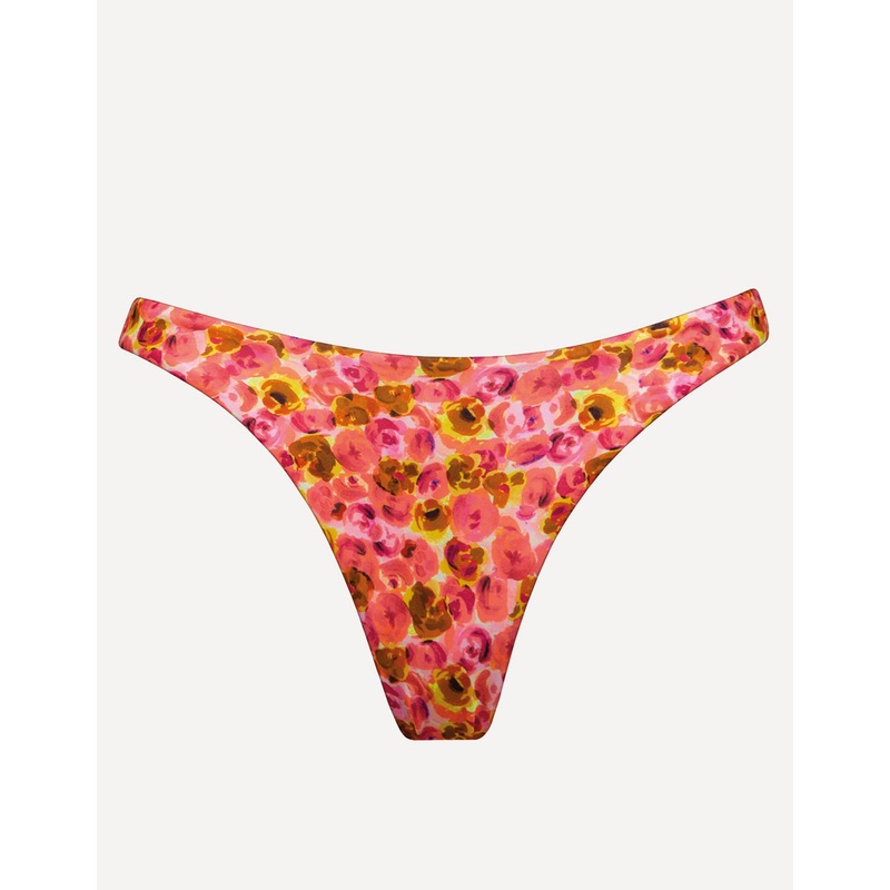 Euphoric Bloomwave Bikini Pant - Sunsoaked Neons