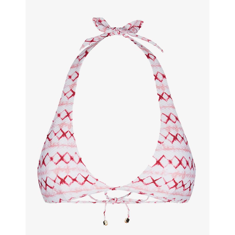 Penida Padded Halter Bikini Top - Pink
