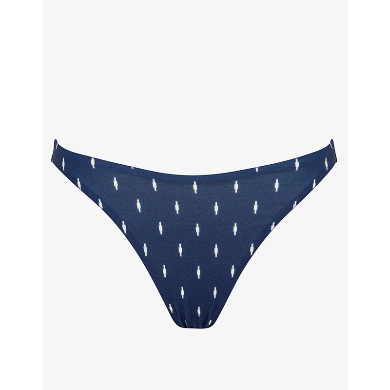 Artful Dot Bikini Bottom - Indigo