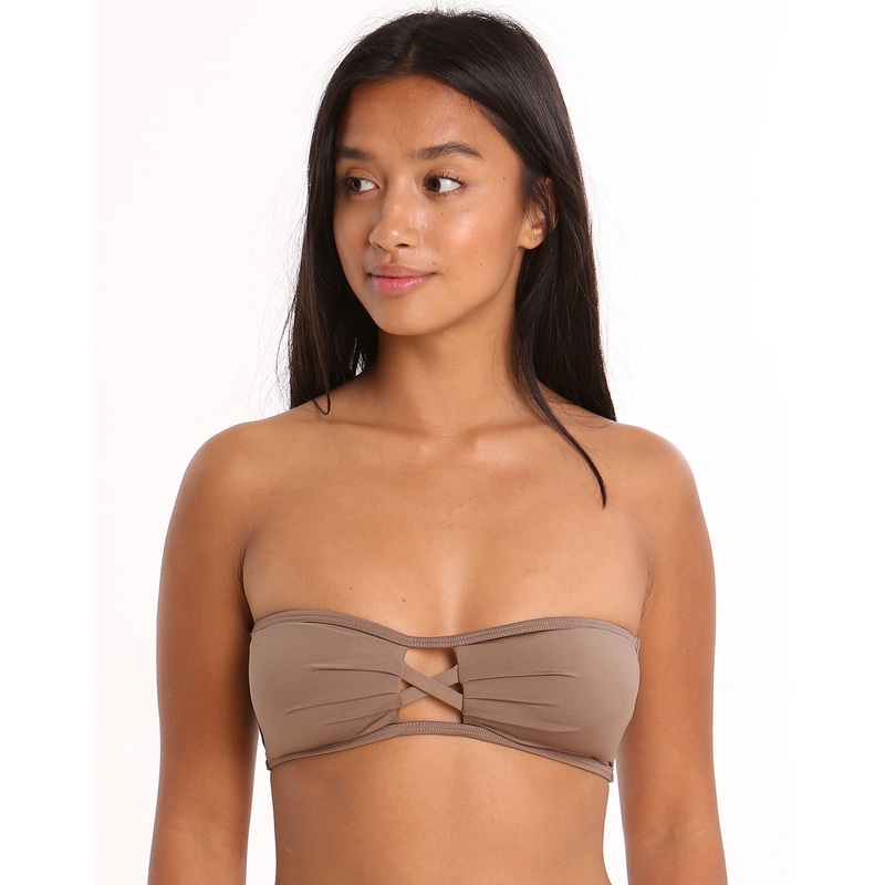 Core Lennox Bandeau Bikini Top - Cubano
