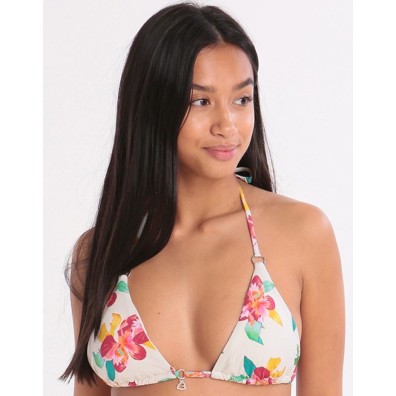 Mandalay Mino Tri Bikini Top - Cream