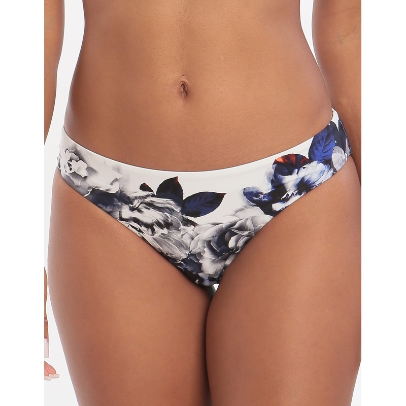 Picturesque Regular Bikini Bottom - Ink White