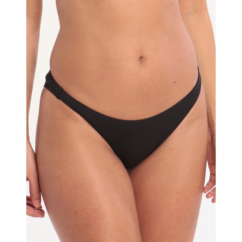 Summer Solids Bikini Bottom - Black