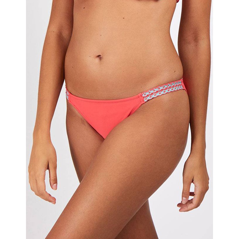Sunspring Cuxa Hipster Bikini Bottom - Coral