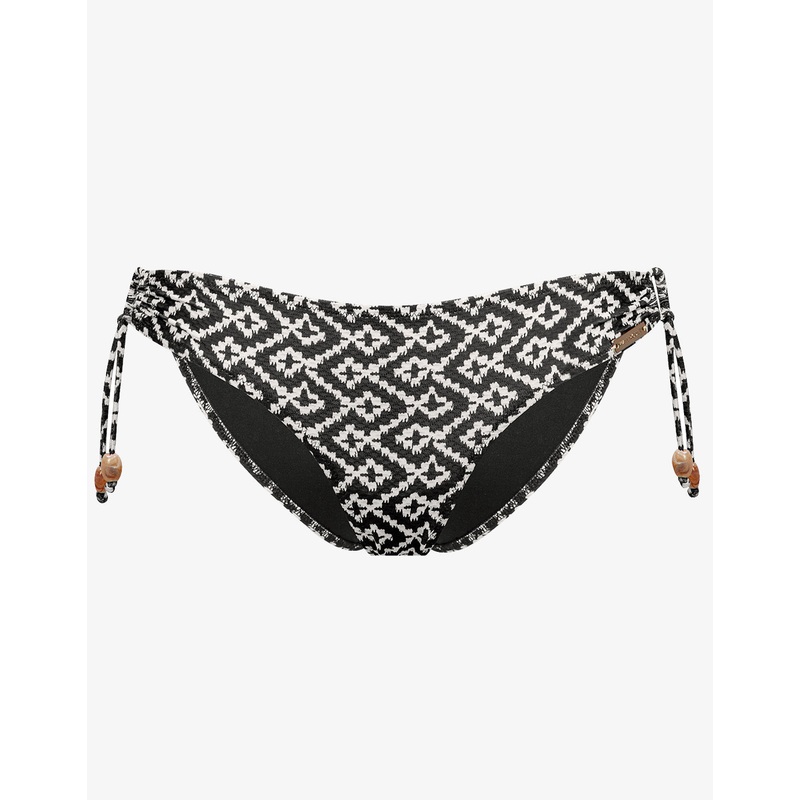 Ethno Craft Tie Side Bikini Pant - Black Canvas
