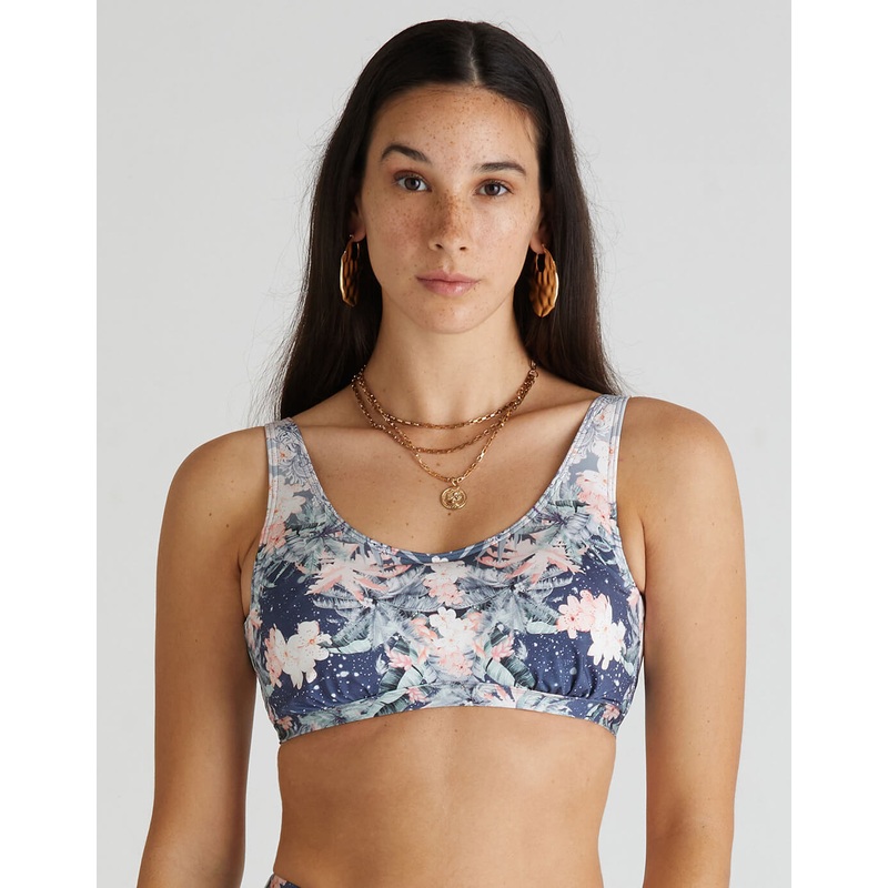 Indianic Ashley D/DD Cup Bikini Top - Floral