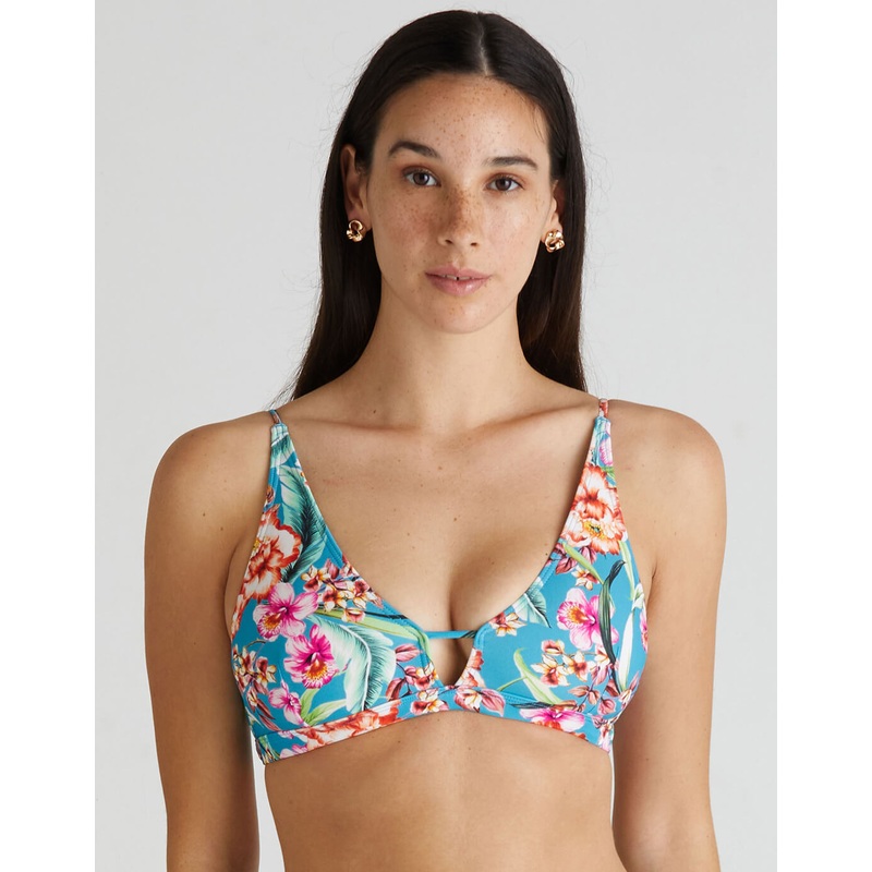 Melody Cara Bralette Bikini Top - Multi