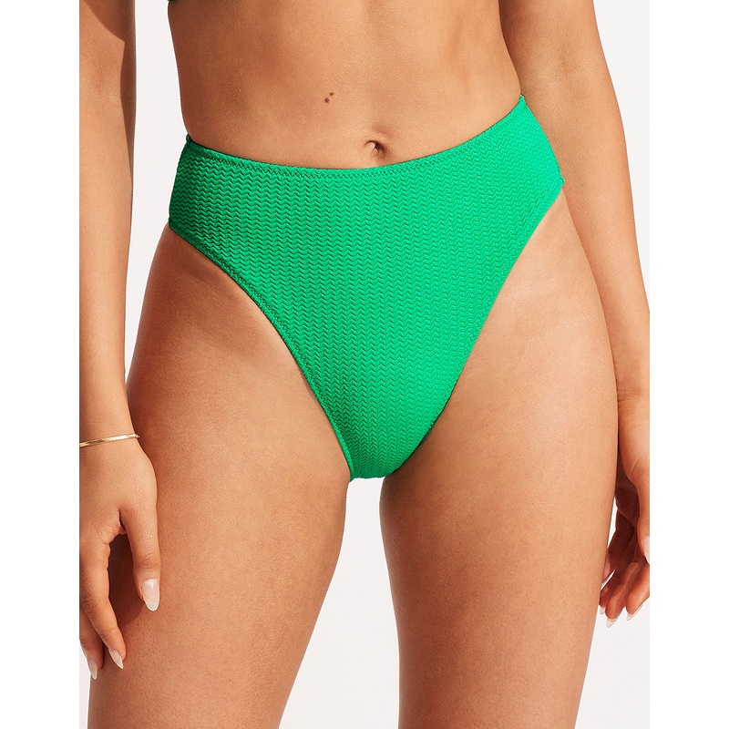 Sea Dive High Rise Bikini Pant - Jade