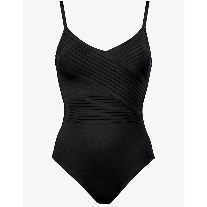 Softline Wrap Swimsuit - Black