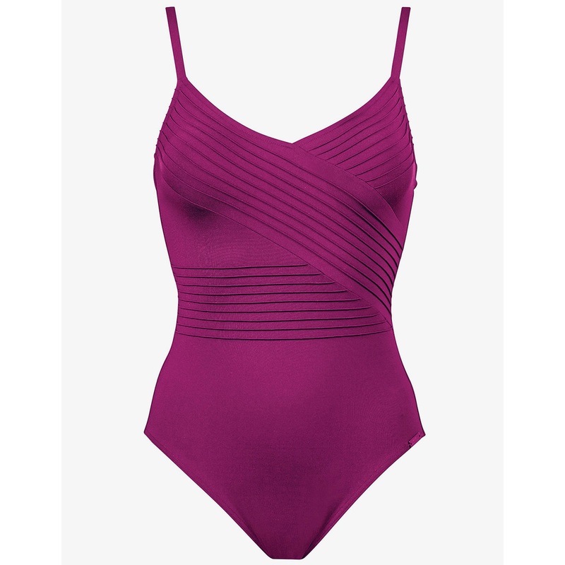 Softline Wrap Swimsuit - Magenta