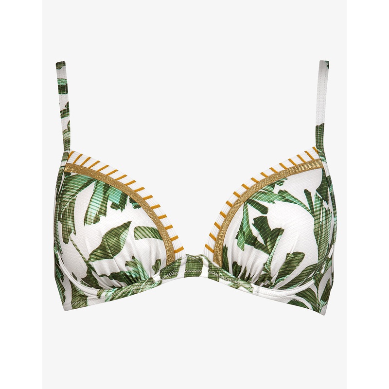 Summer Duo Underwired Bikini Top - Leafy Breeze