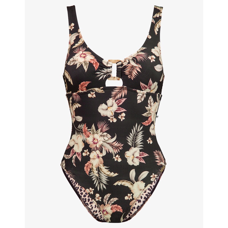 Deep Jungle Swimsuit - Dark Tropics