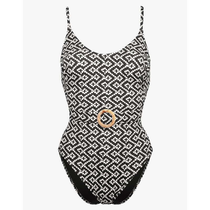 Ethno Craft Swimsuit - Black Canvas