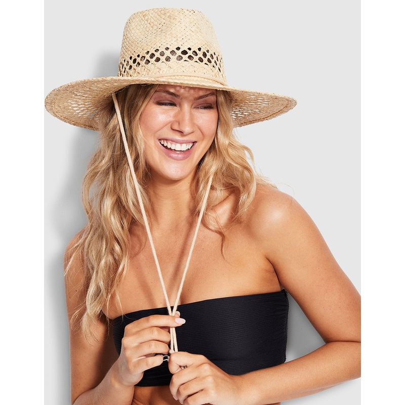 Shady Lady Raffia Hat - Natural