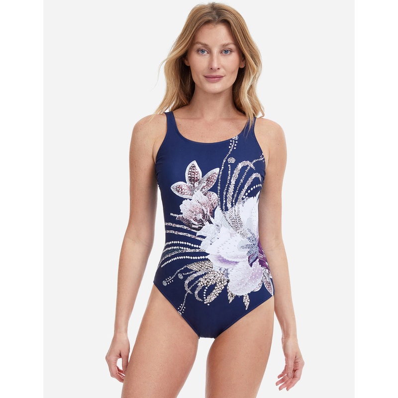 Dolce Vita Mastectomy Swimsuit - Navy