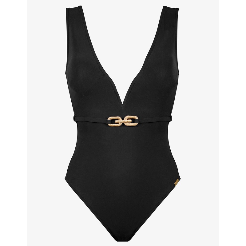 Sailor Luxe Plunge Swimsuit