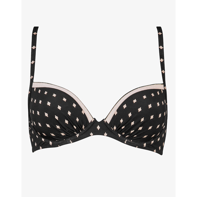 Soul Spots Underwired Bikini Top - Black