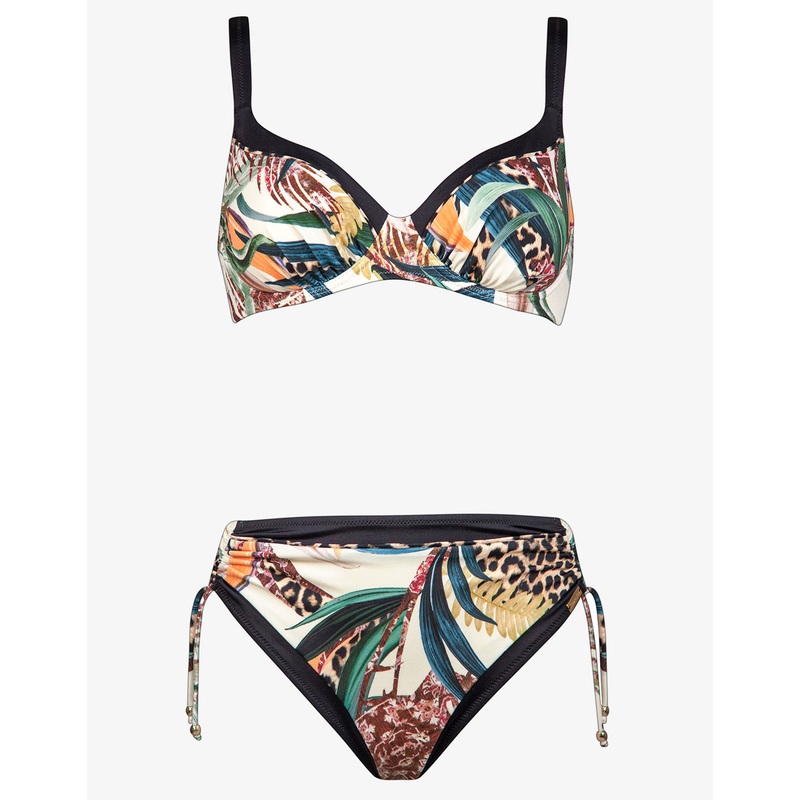 Wild Swing Underwired Bikini Set - Botanical Leo