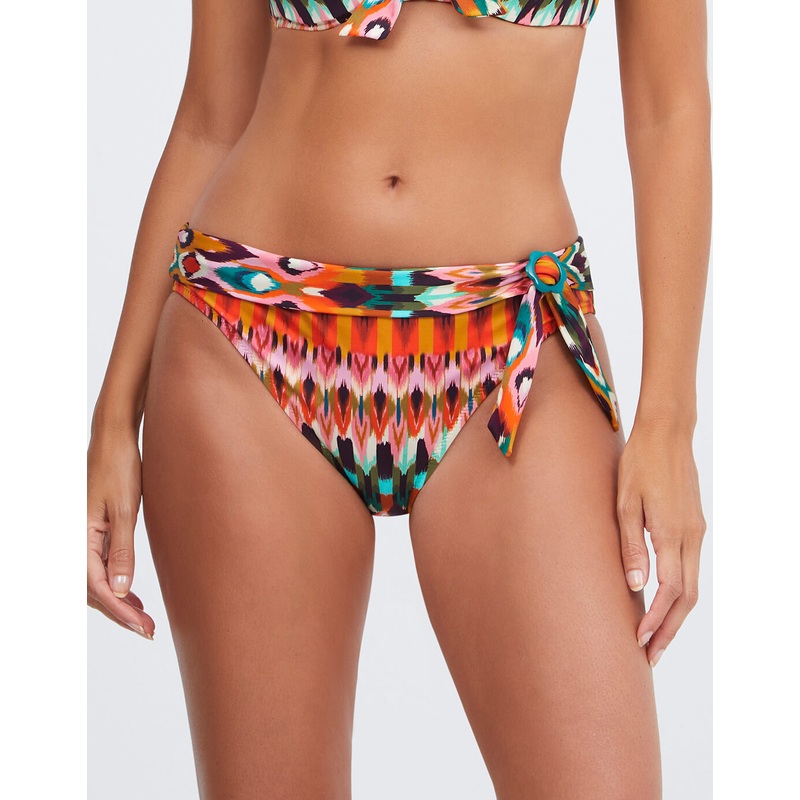 Ipanema Fold Bikini Pant - Pink Multi