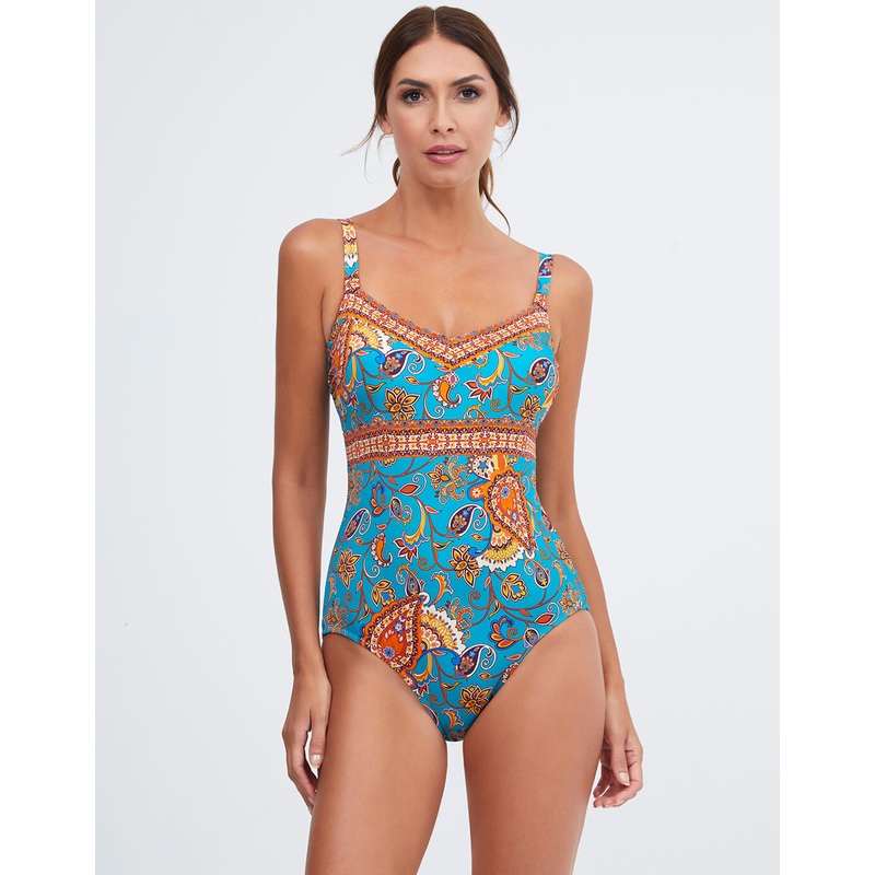 Ornela V Neck Swimsuit - Multi