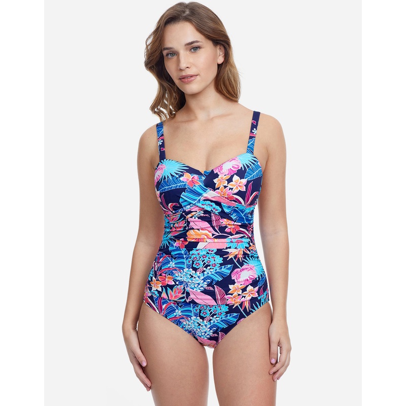 Profile Bohemian Gypsy D Cup Swimsuit - Navy