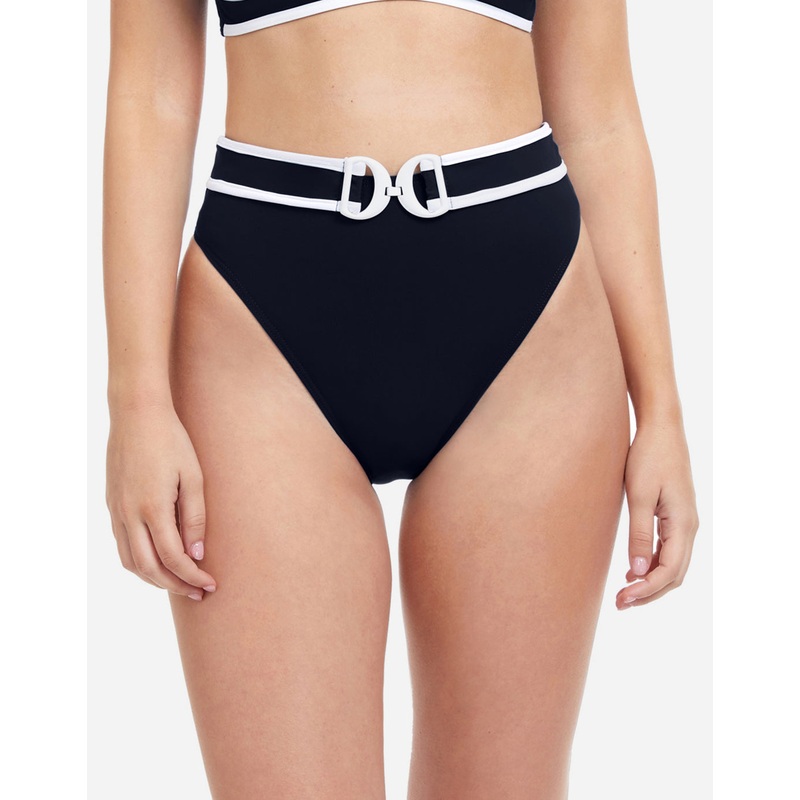 Profile California Girl Belted Bikini Pant - Black