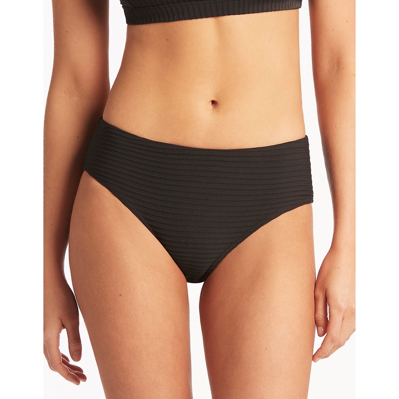 Spinnaker Mid Bikini Pant - Black