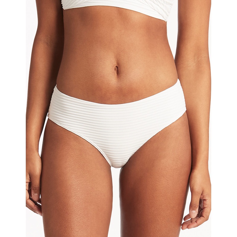 Spinnaker Mid Bikini Pant - White