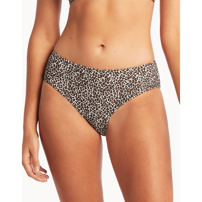 Wild Cat Mid Bikini Pant - Animal