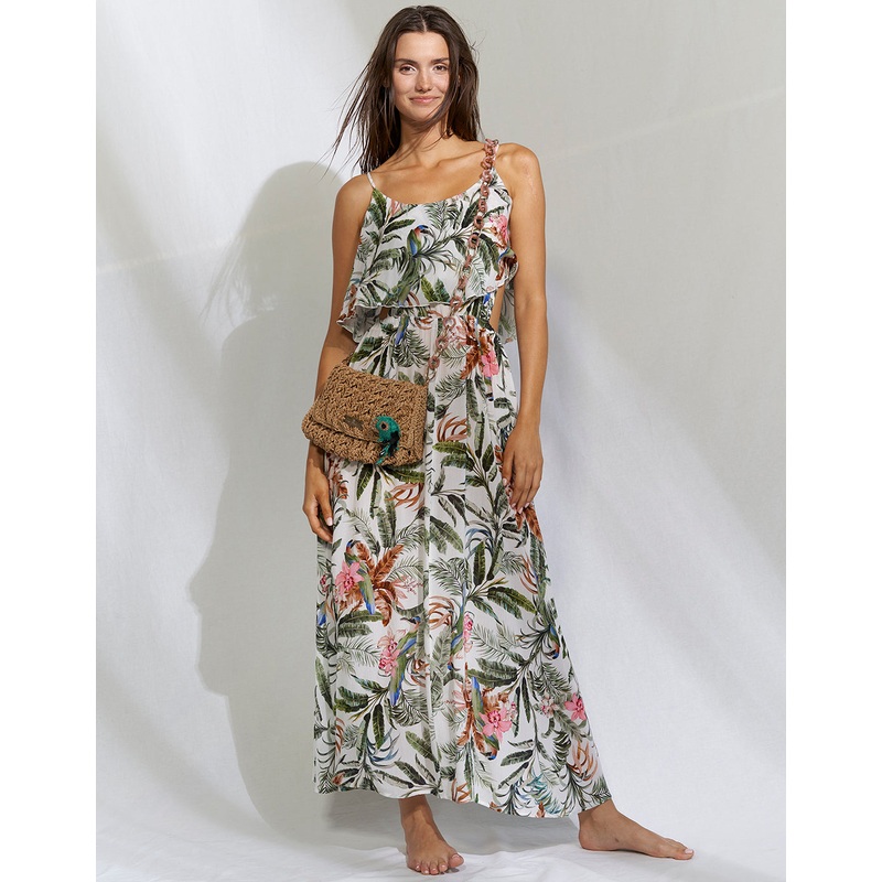 Exotic Dive Maxi Dress - Retro Tropics