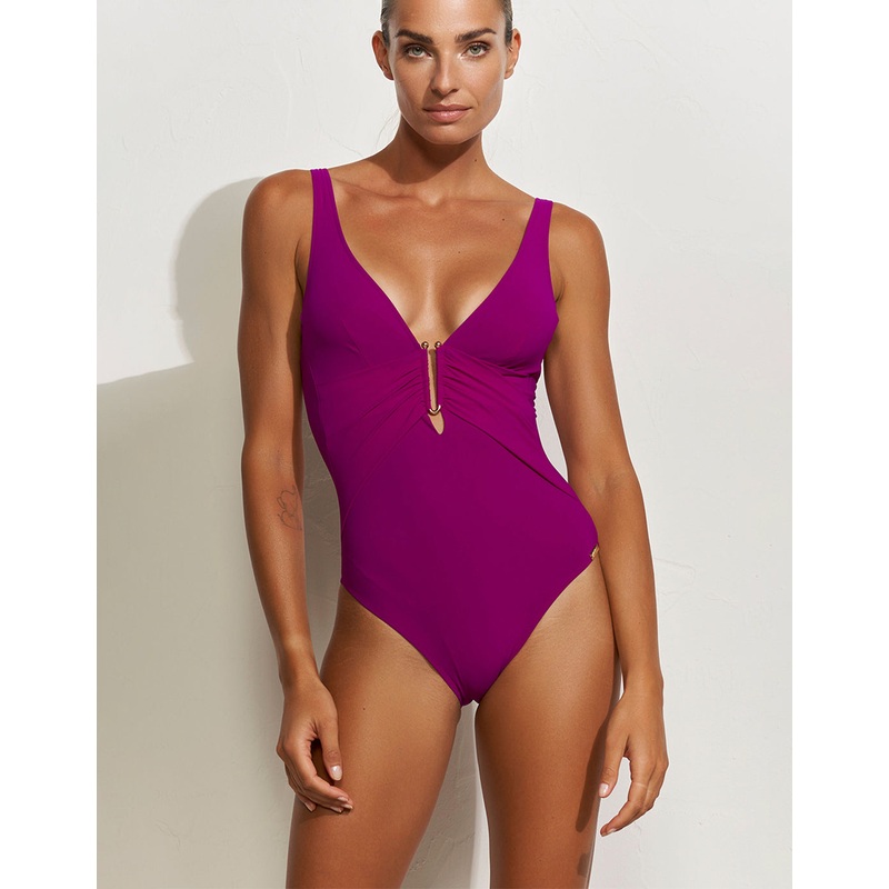 Honesty Underwired Swimsuit - Peony