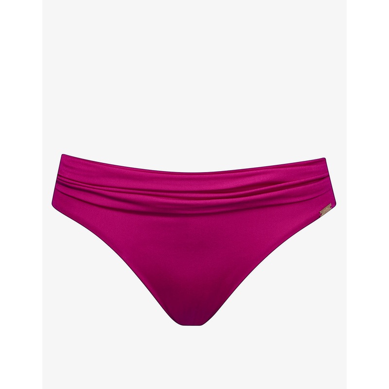 Impact Ruched Bikini Pant - Berry Glaze