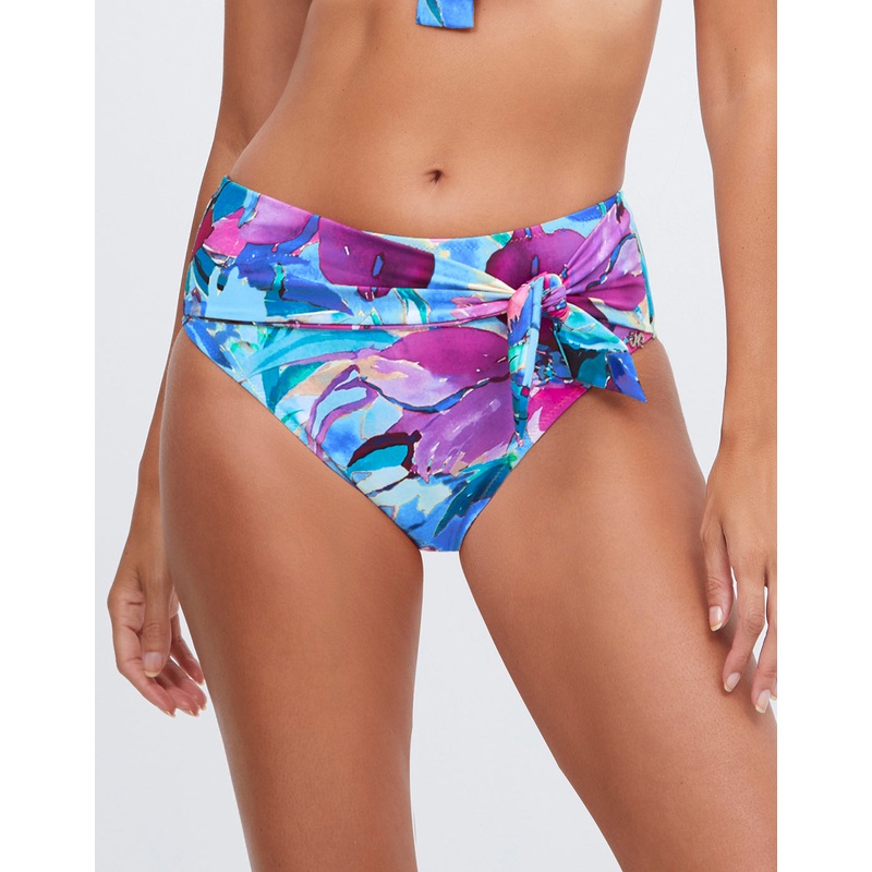 Malena Maxi Control Bikini Pant - Turquoise