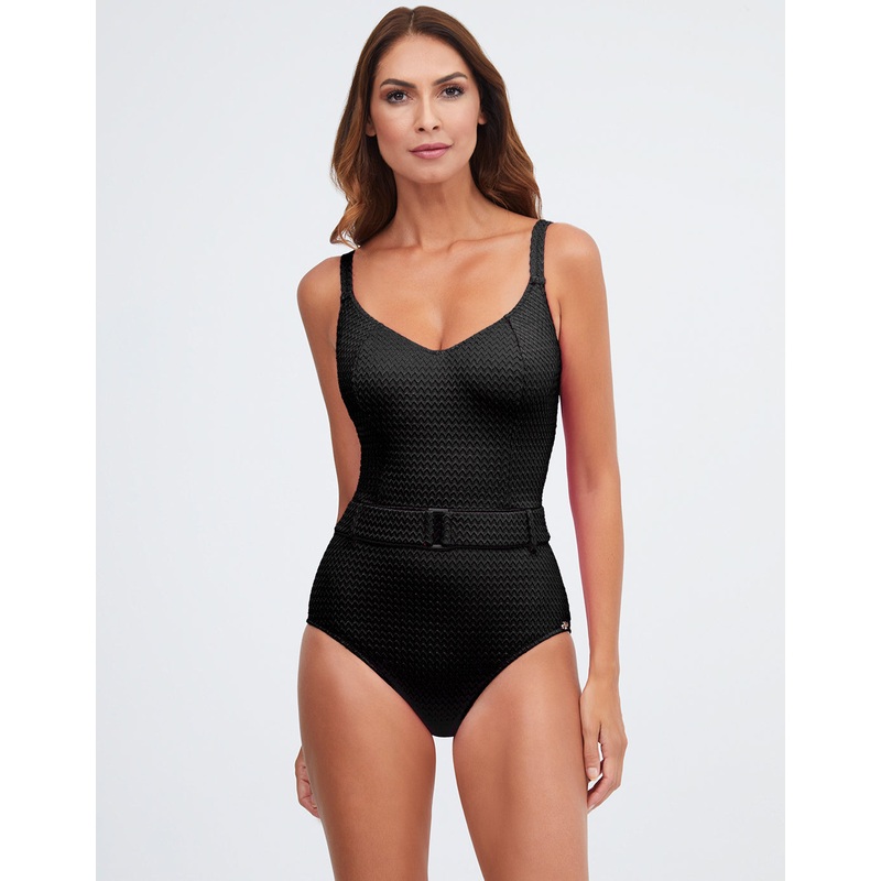 Mia Underwired Swimsuit - Black