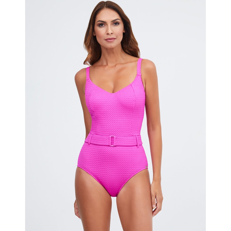Mia Underwired Swimsuit - Fuchsia Pink