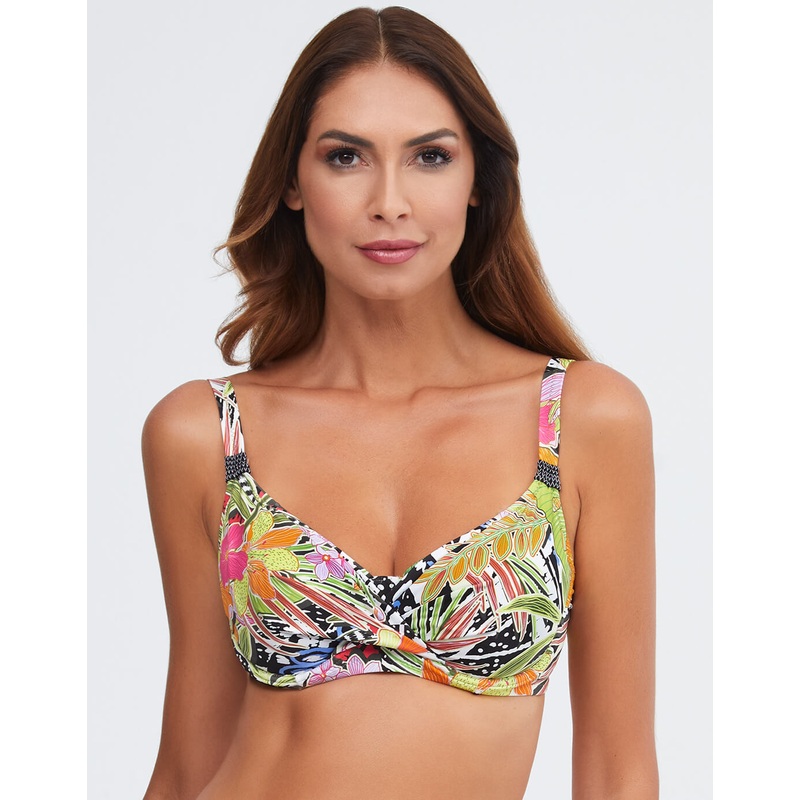 Palm Underwired Bikini Top - Multi