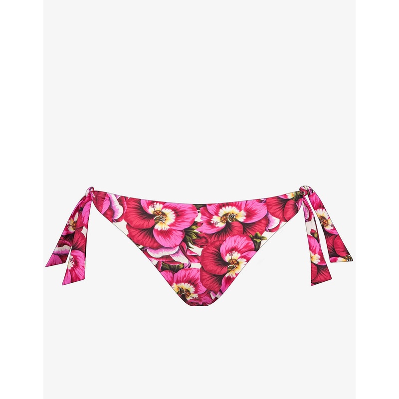 Revelation Tie Side Bikini Pant - Pansy Pink