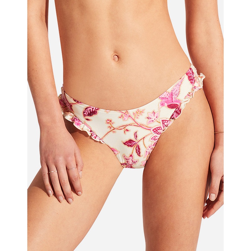 Silk Road High Cut Rio Bikini Pant - Pink