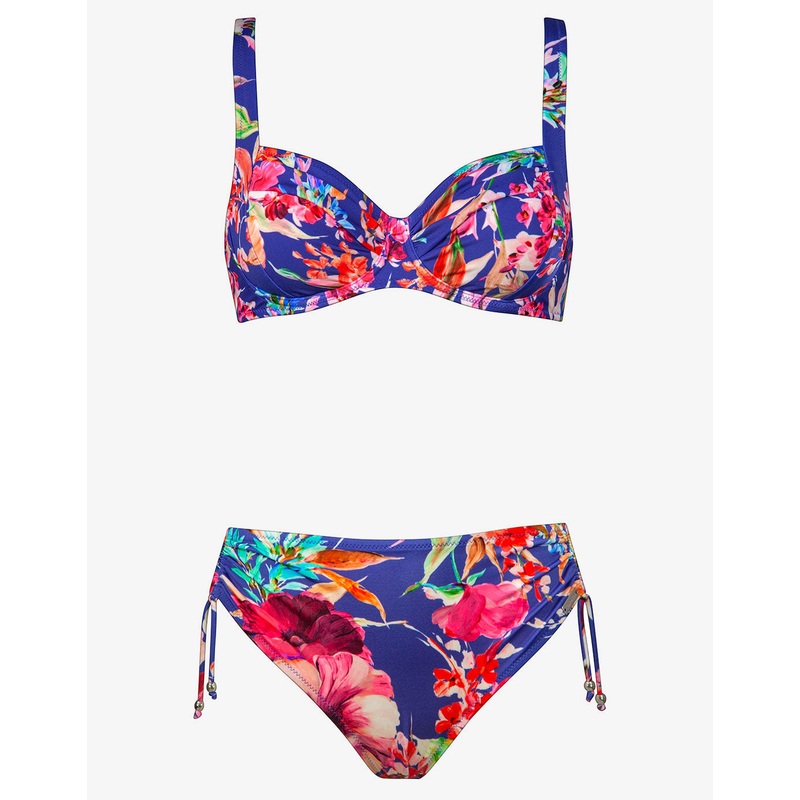 Spring Invite Underwired Bikini Set - Lilac Flowers