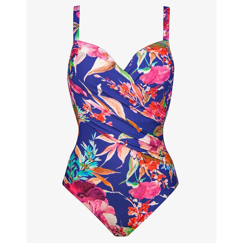Spring Invite Underwired Swimsuit - Lilac Flowers