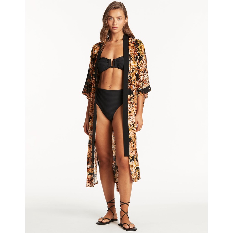Troppica Kimono - Black
