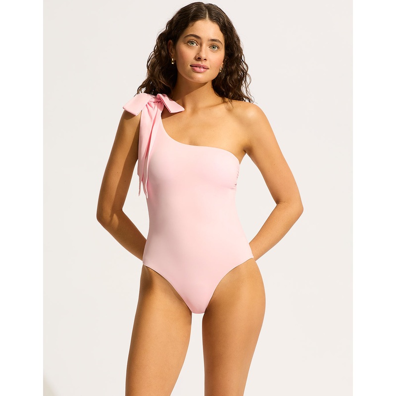 Beau One Shoulder Swimsuit - Blossom