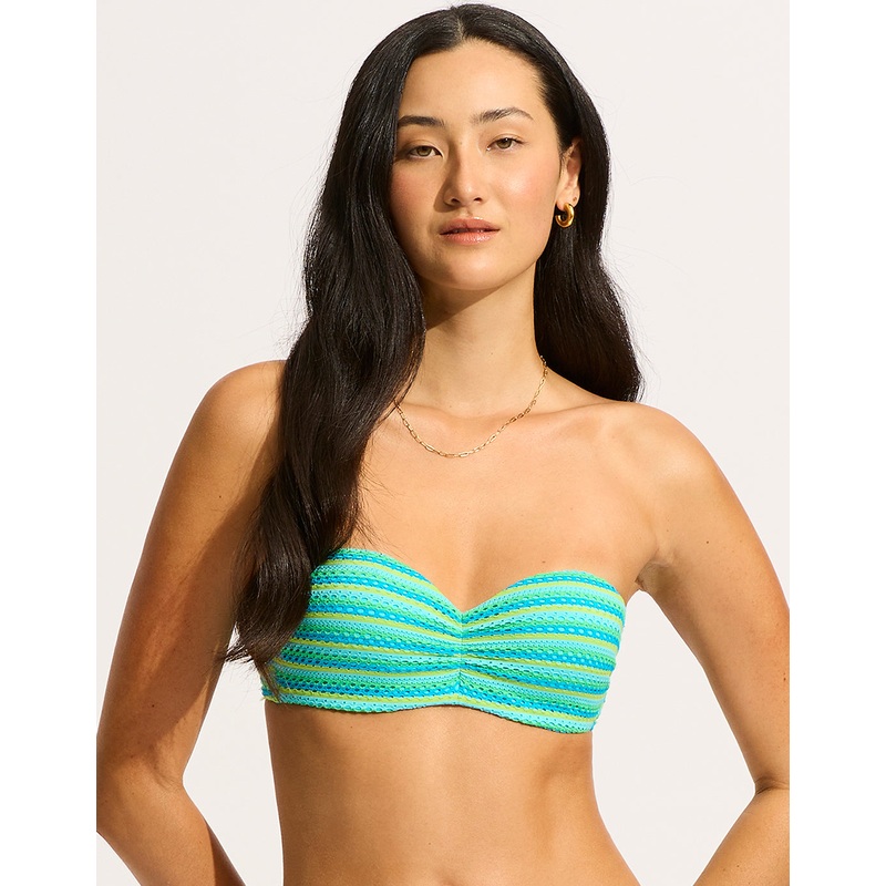 Calypso Bustier Bandeau Bikini Top - Jasmine