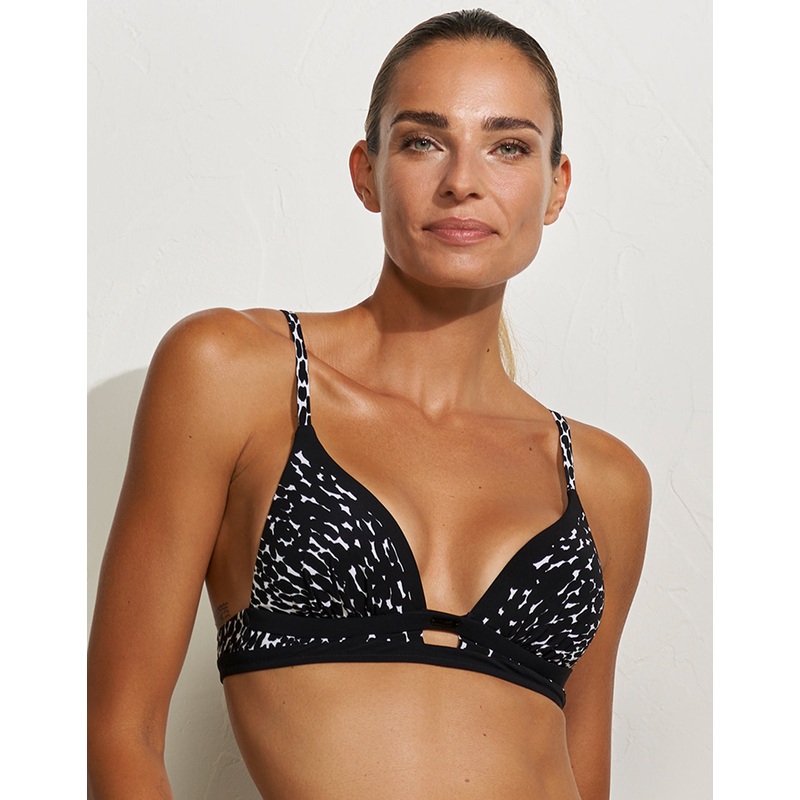 Capture Banded Bikini Top - Black