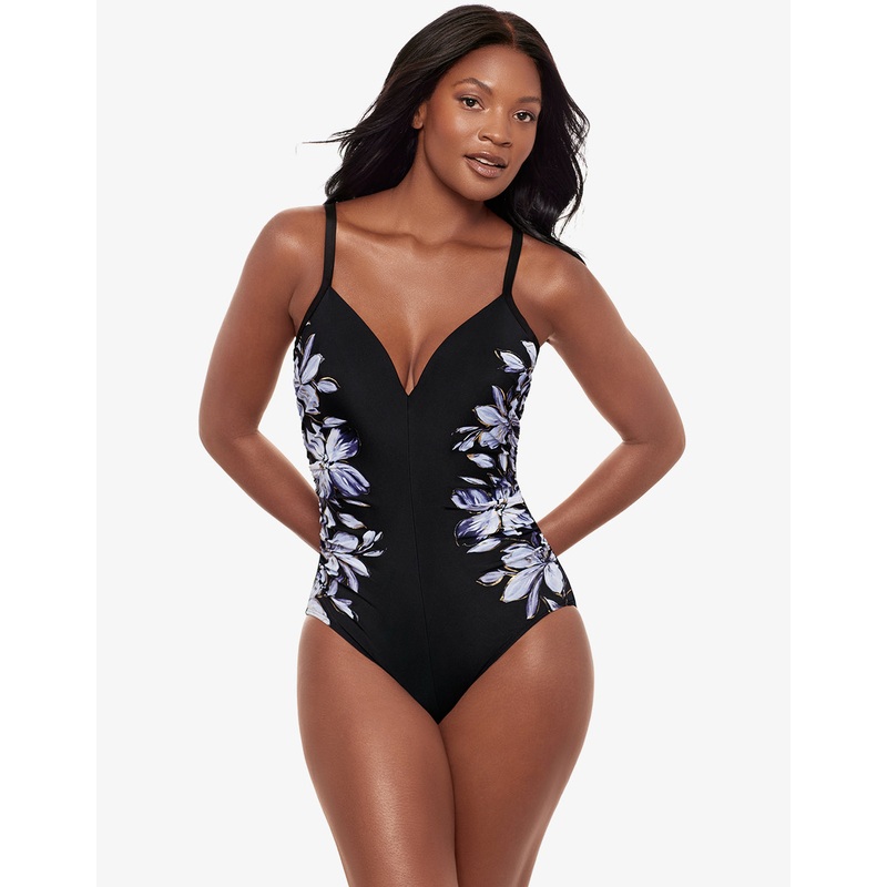 Fiore Di Luna Temptation Swimsuit - Black White