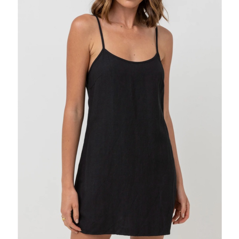 Black Classic Slip Dress