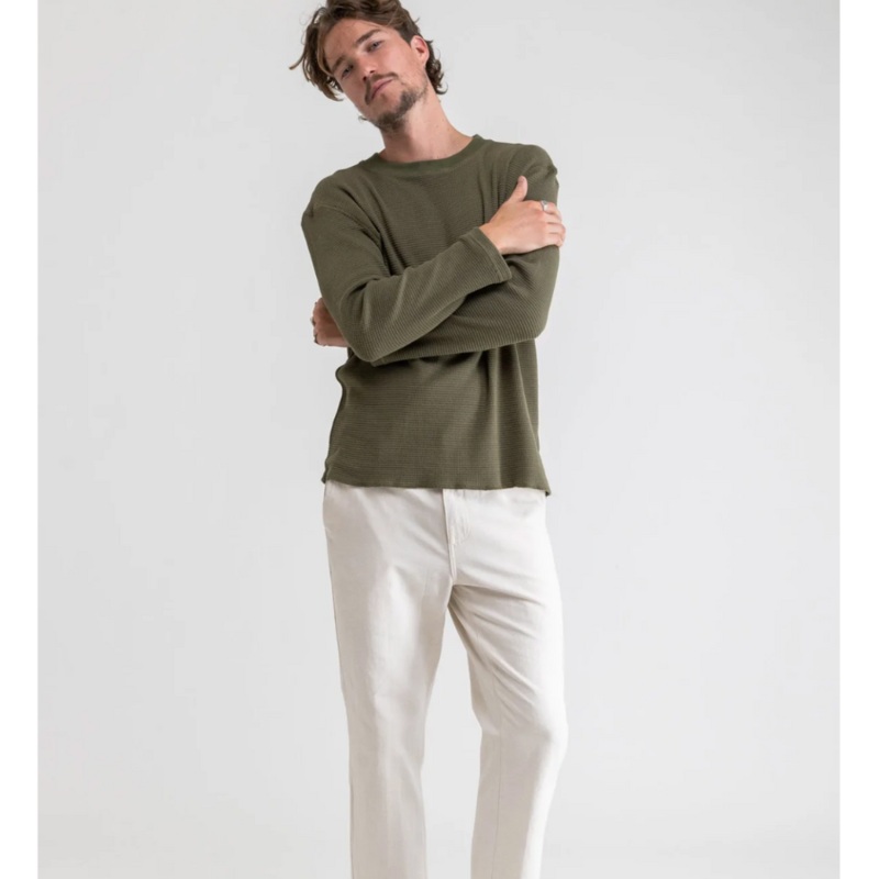 Classic Waffle Knit Sweater - XL